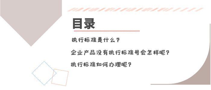 执行标准是什么？