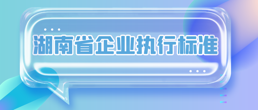 如何办理湖南省企业执行标准 ？